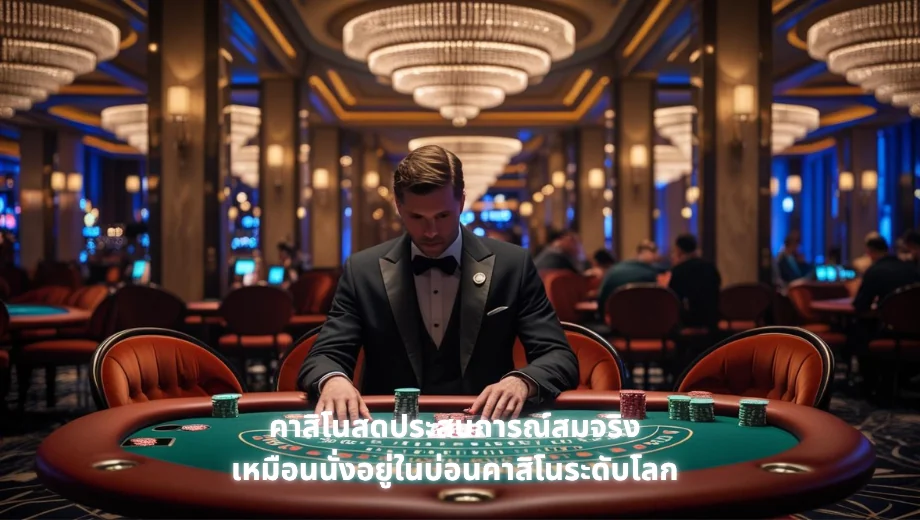 THESEA89 คาสิโนสดประสบการณ์สมจริงเหมือนนั่งอยู่ในบ่อนคาสิโนระดับโลก