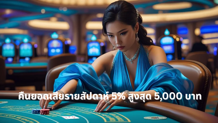 THESEA89 คืนยอดเสียรายสัปดาห์ 5% สูงสุด 5,000 บาท