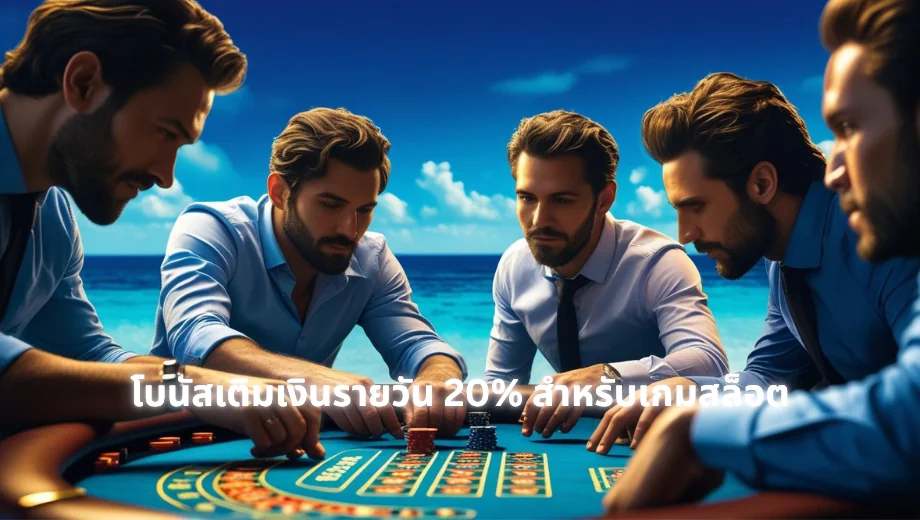 THESEA89 โบนัสเติมเงินรายวัน 20% สำหรับเกมสล็อต